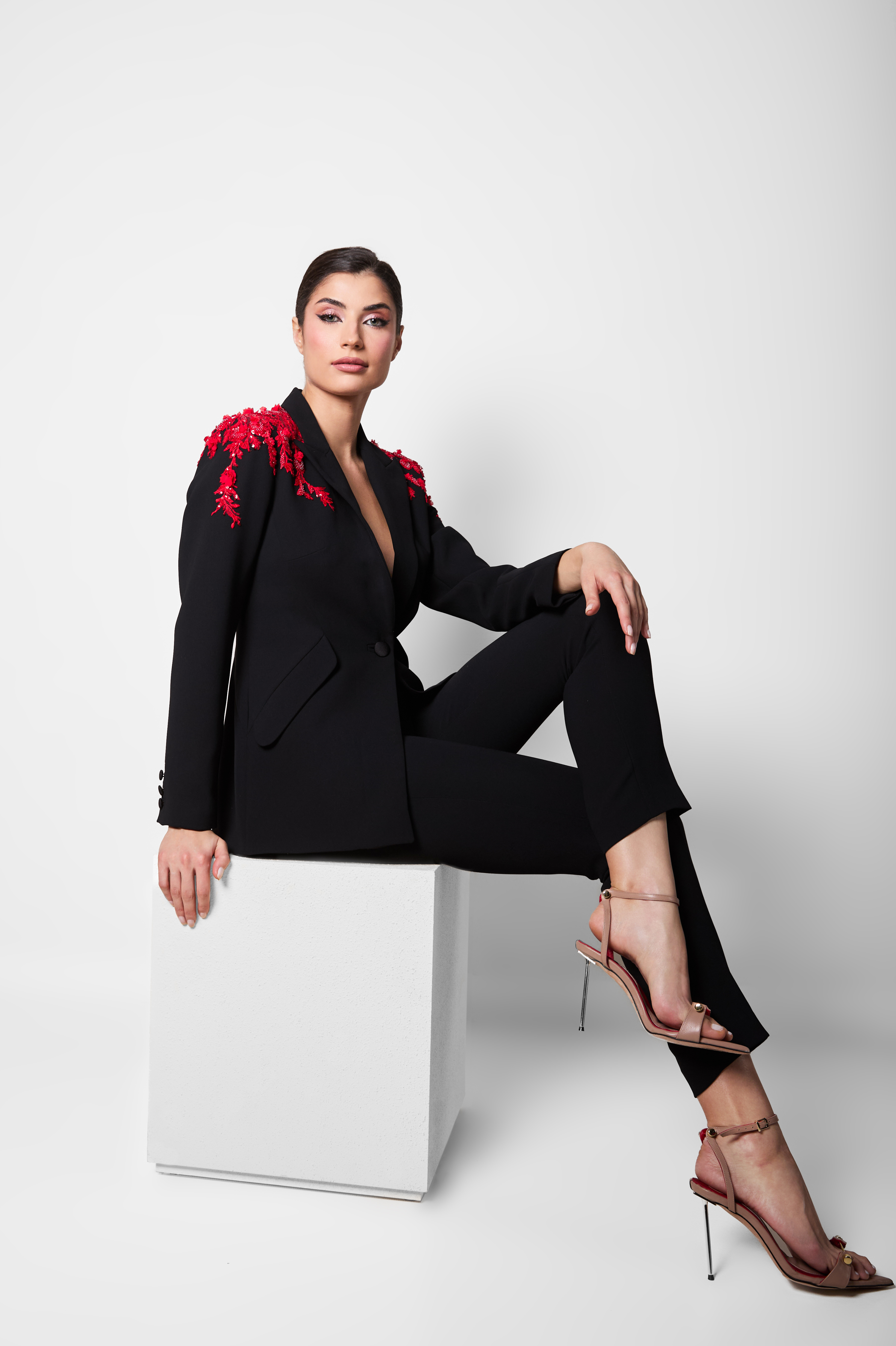 RED PIANO BLAZER