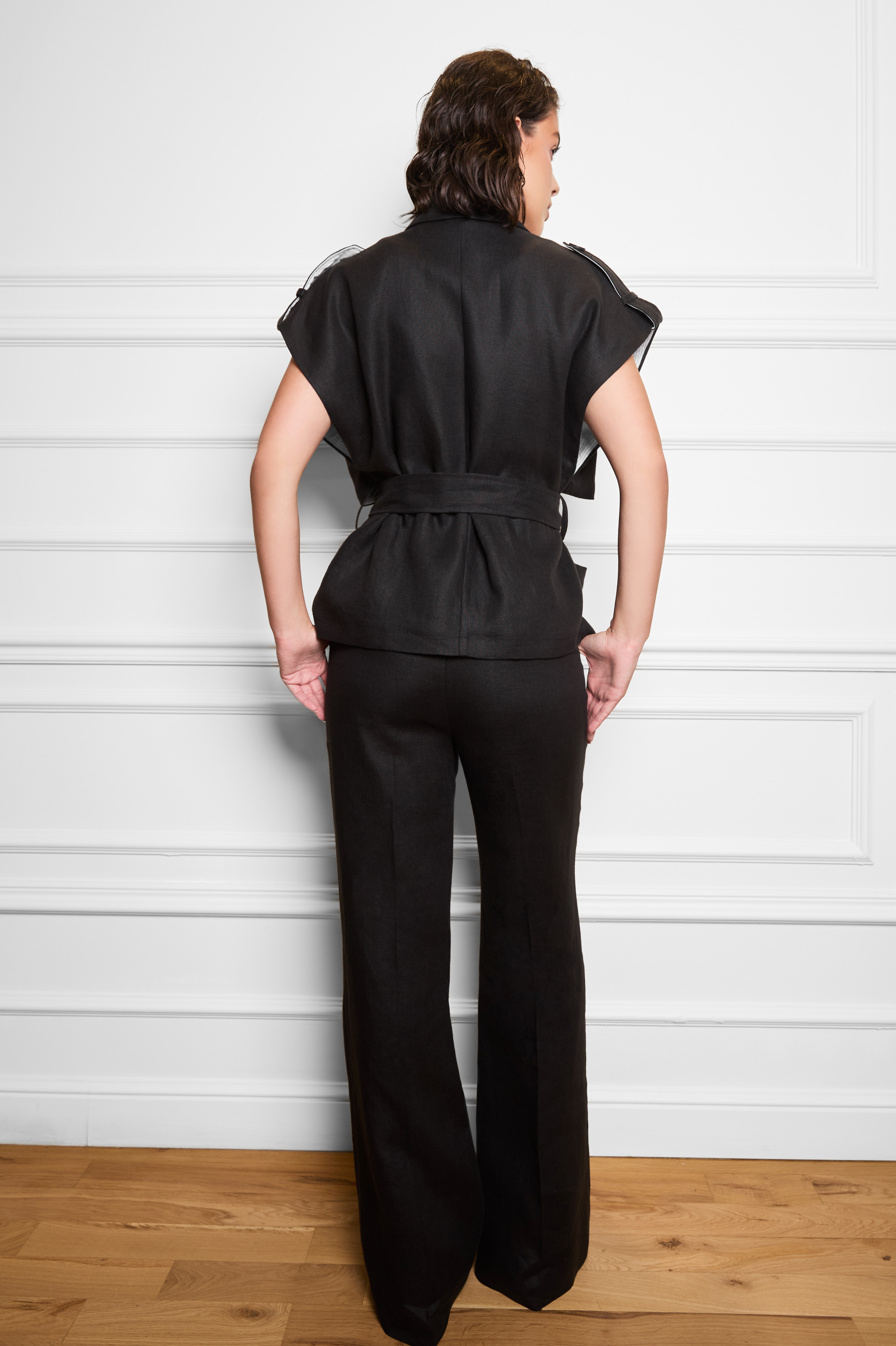 LINEN THEONA VEST
