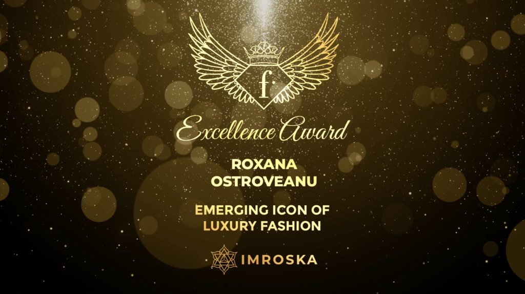 Imroska Celebrated as Emerging Icon of Luxury Fashion at Abu Dhabi Gala