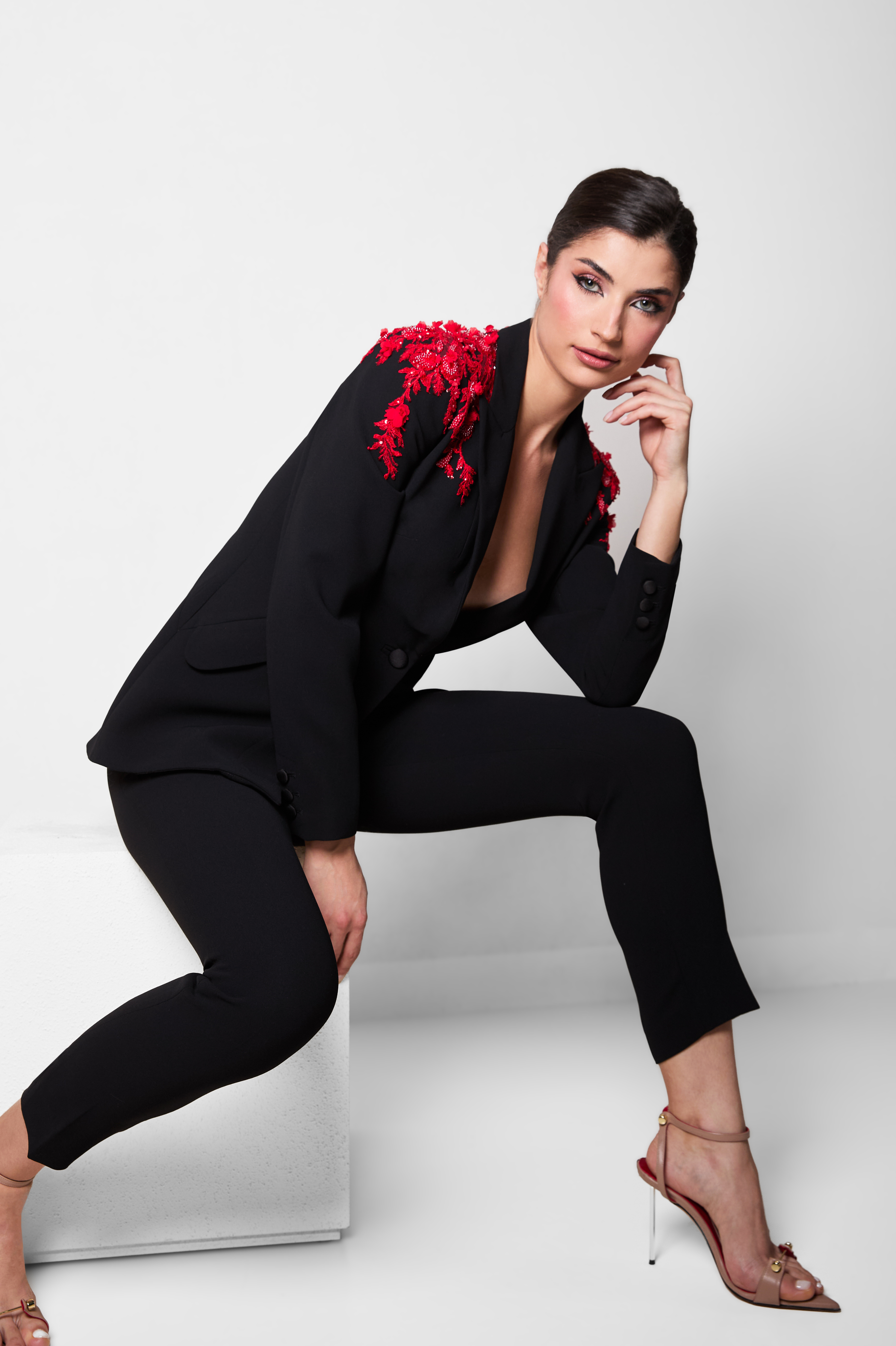 RED PIANO BLAZER