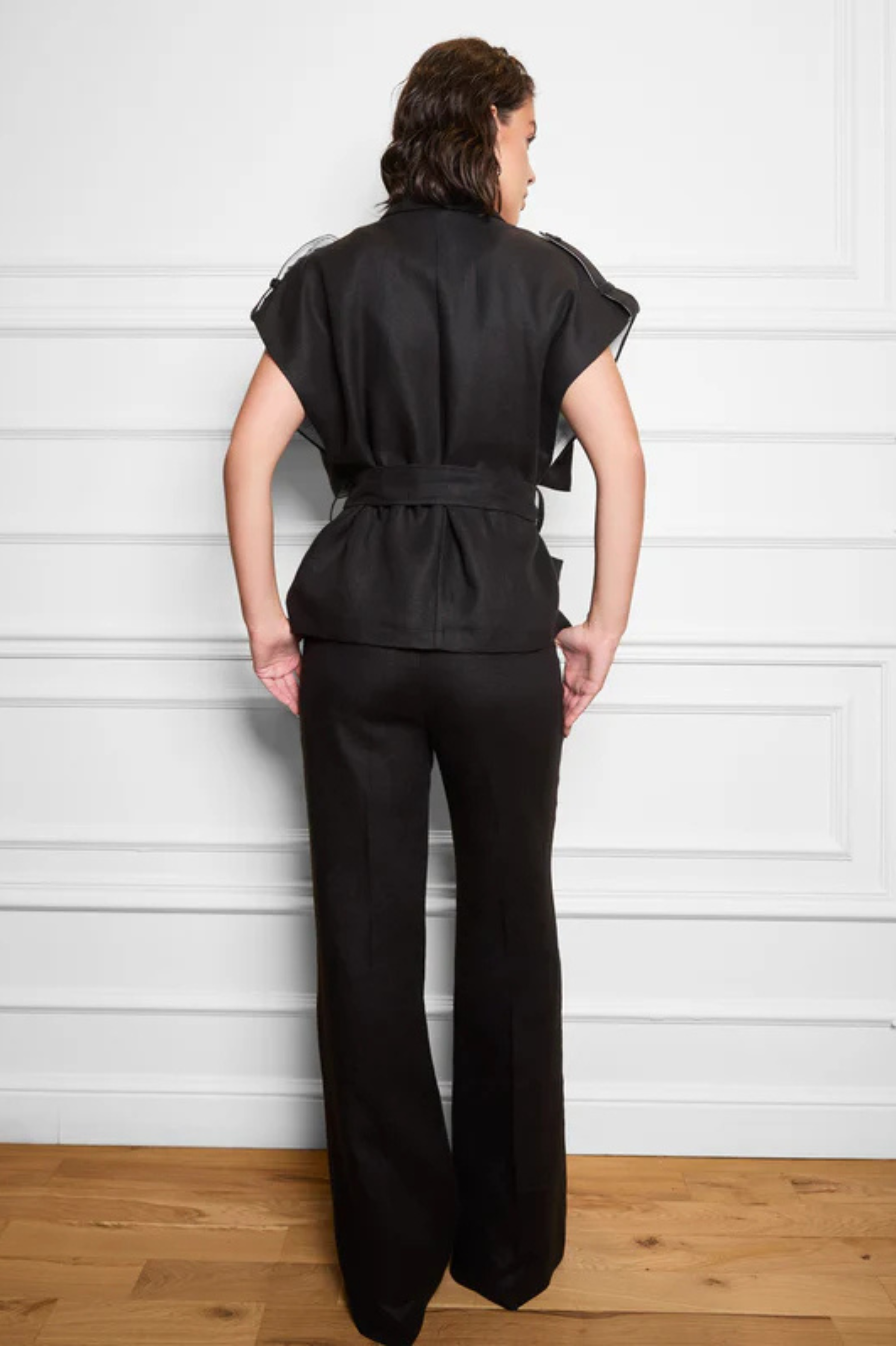 LINEN THEONA VEST