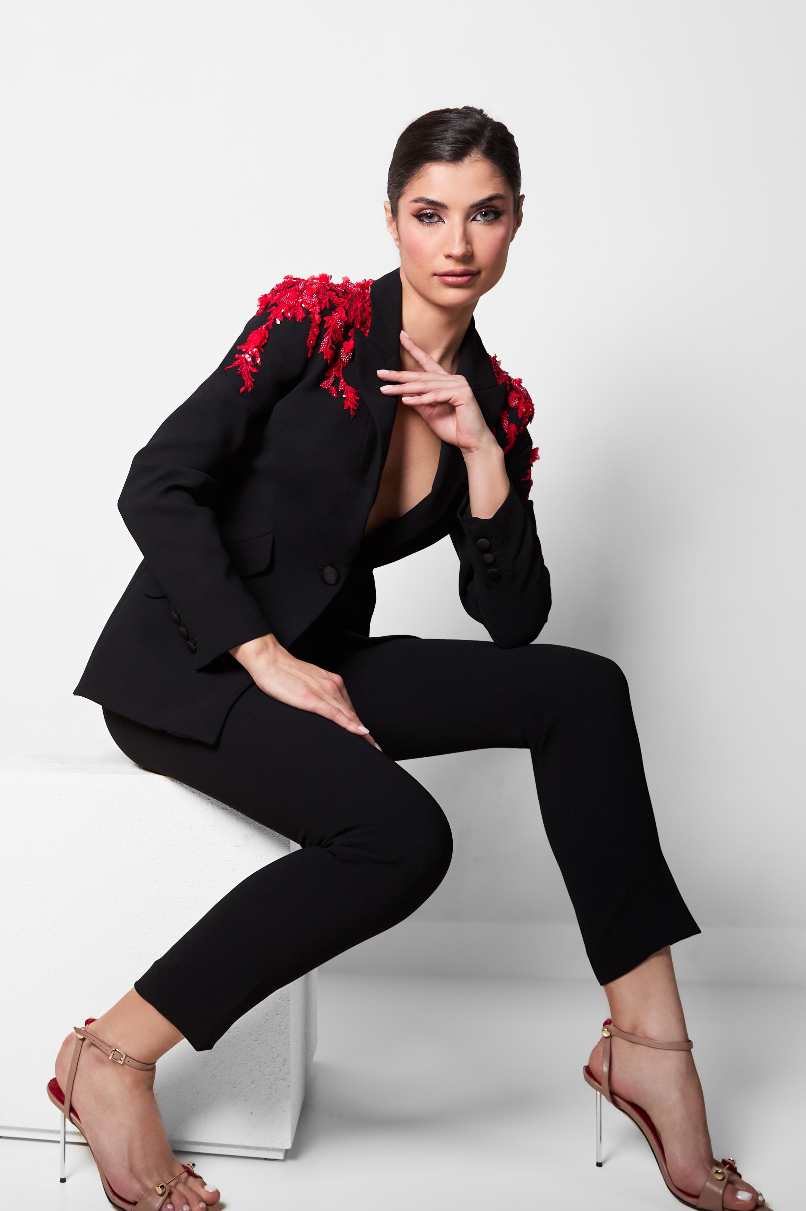 RED PIANO BLAZER