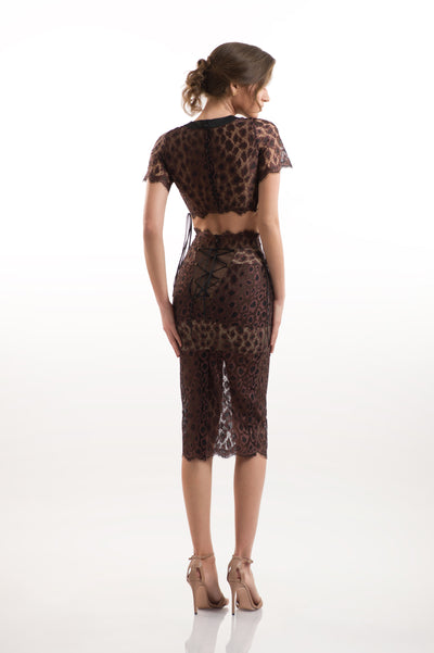 NOIR CHOCOLAT SKIRT