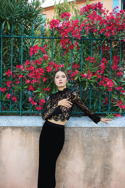IMROSKA LACE BLOUSE